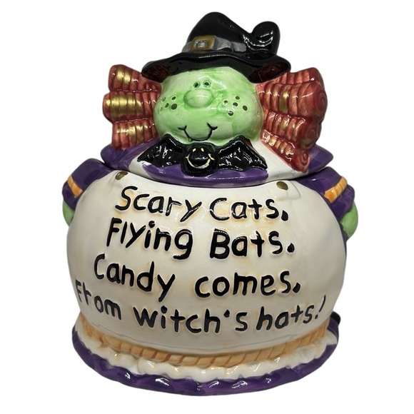 Halloween Witch Cookie Jar - Picture 1 of 10